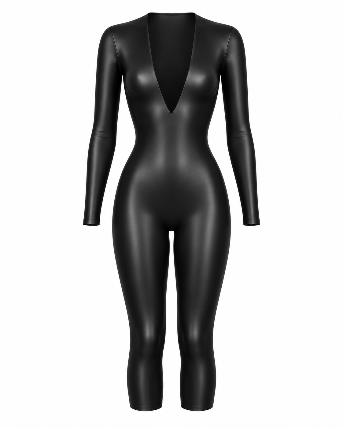 BLACK SAKURA LONG SLEEVE JUMPSUIT