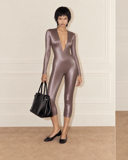 MUAVE SAKURA LONG SLEEVE JUMPSUIT