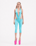 Aquamarine V Capri Jumpsuit