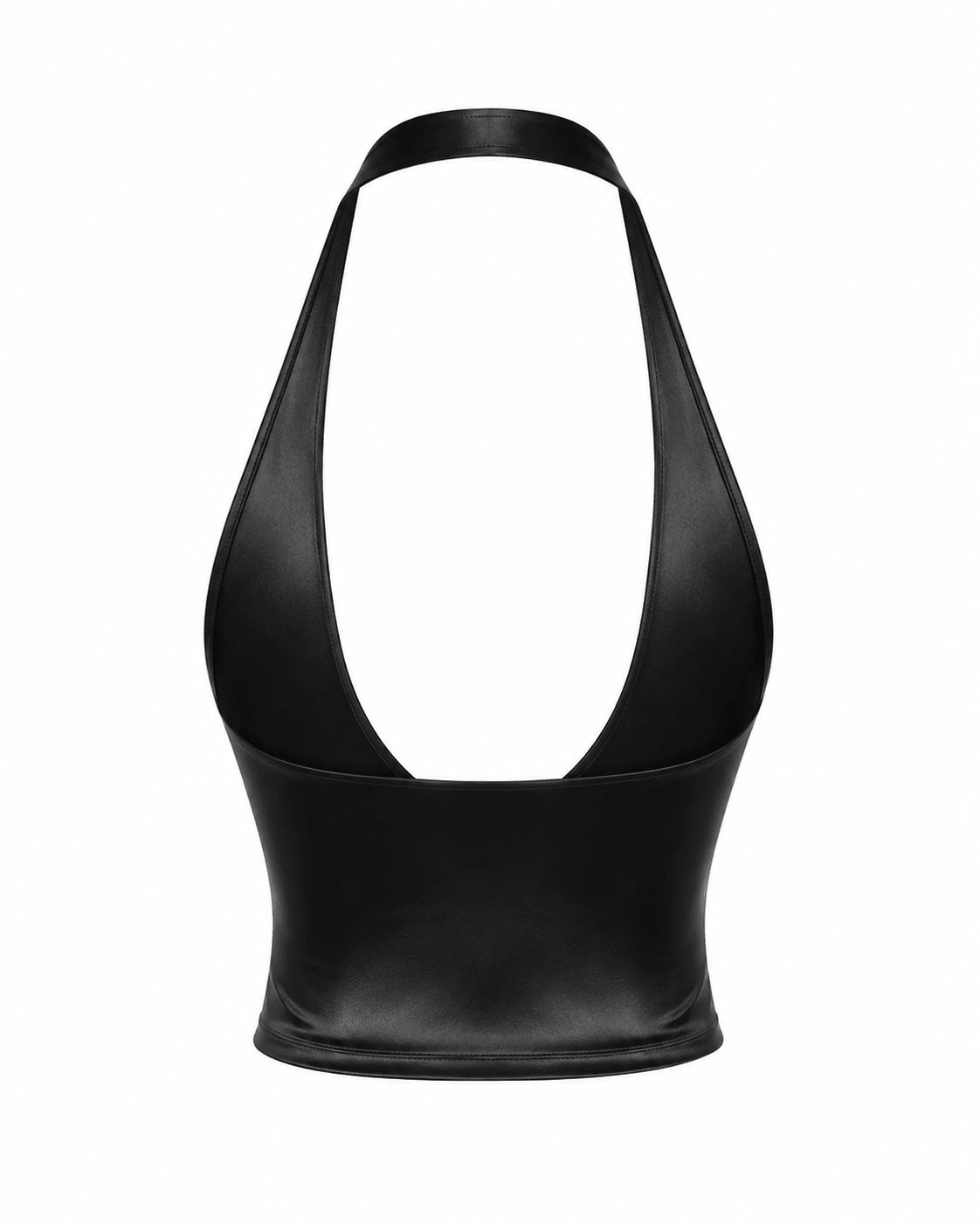 BLACK SAKURA CROP HALTER TOP - SWEET TALK