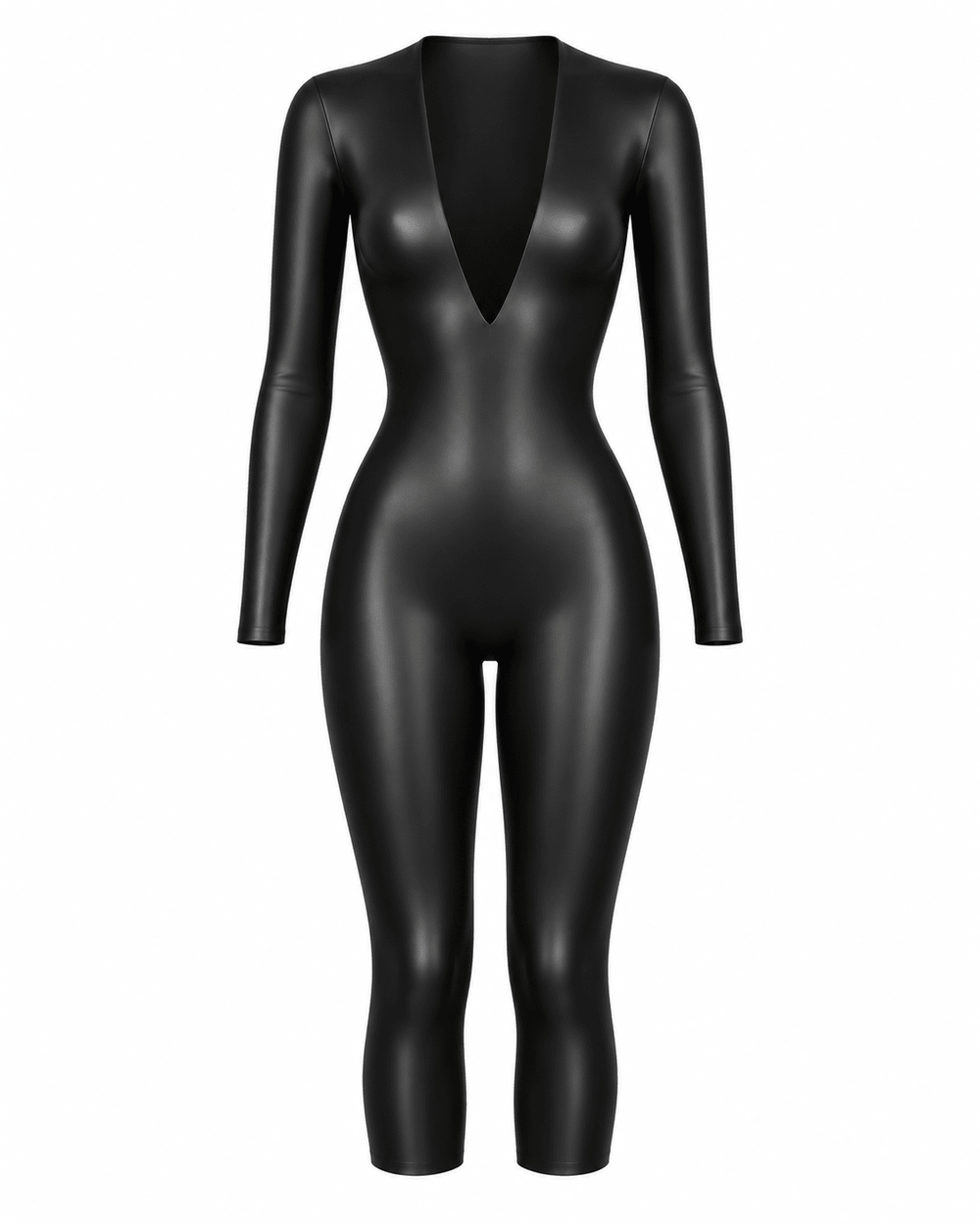 BLACK SAKURA LONG SLEEVE JUMPSUIT