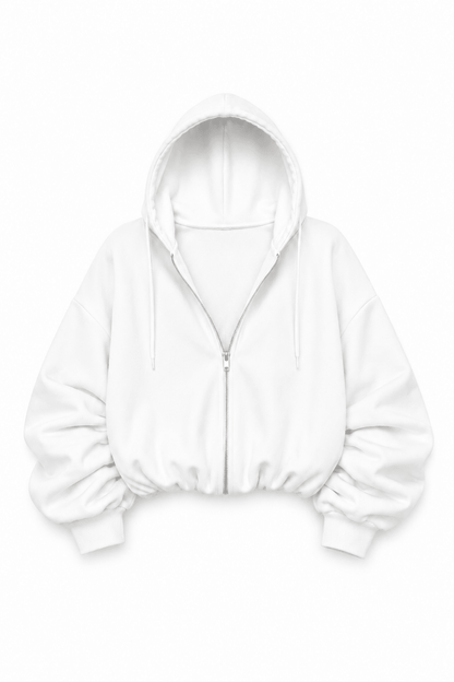DOUBLE BLANK HOODIE - SWEET TALK