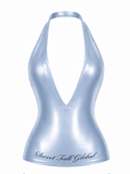 SAKURA BLUE TATTOO TOP