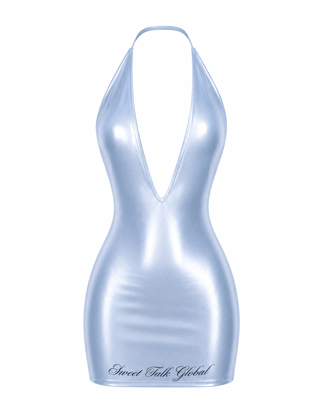 SAKURA OYSTER BLUE TATTOO DRESS - SWEET TALK
