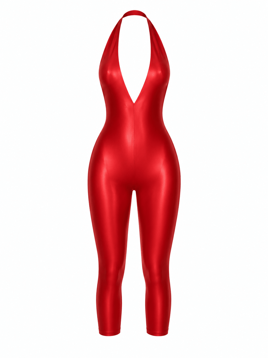 SAKURA RED HALTER JUMPSUIT - SWEET TALK