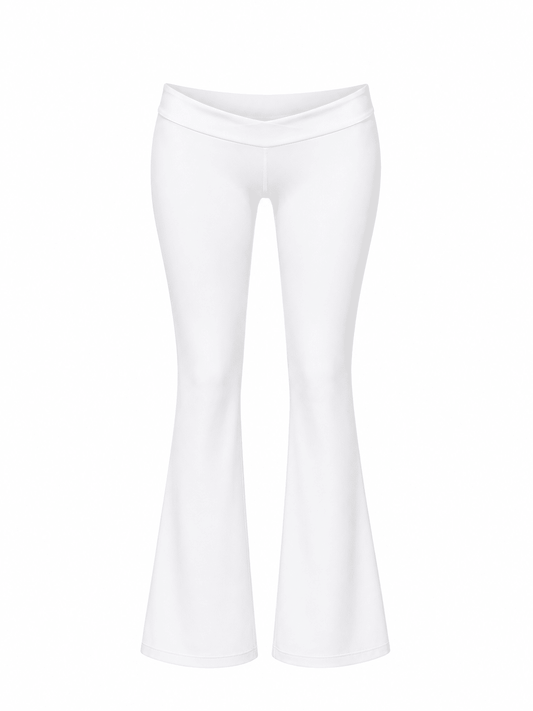 ULTRA LOW WAIST WHITE LEGGING - SWEET TALK