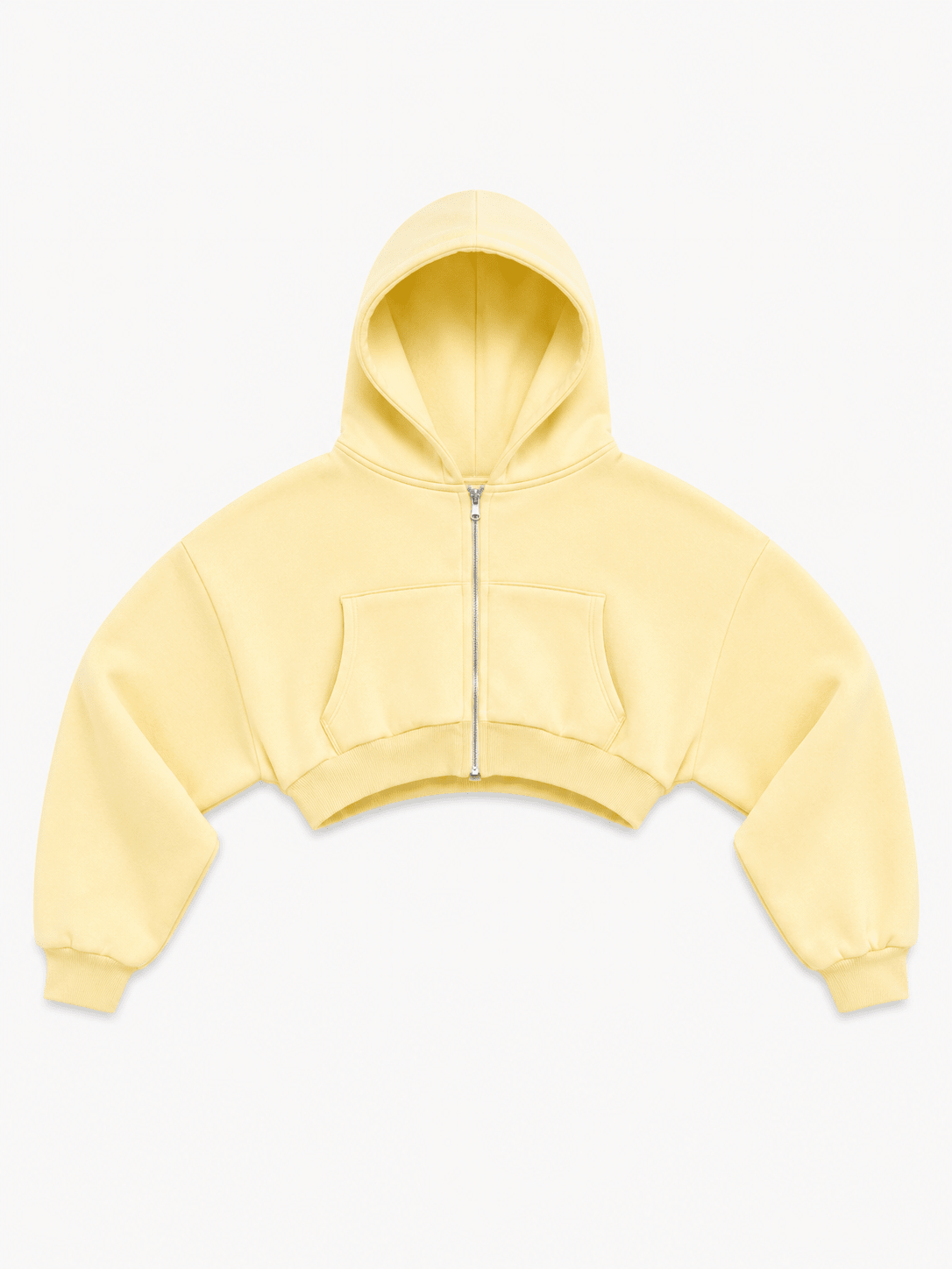 VANILLA BUTTER CROPPED HOODIE - SWEET TALK