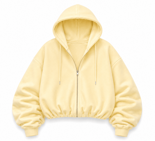 VANILLA BUTTER YELLOW HOODIE - SWEET TALK