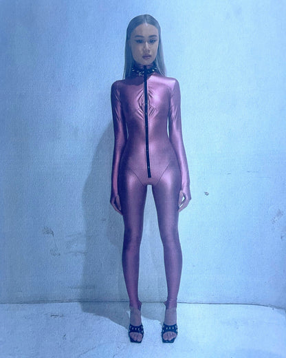 PINK TACTICAL JUMPSUIT - SWEET TALK
