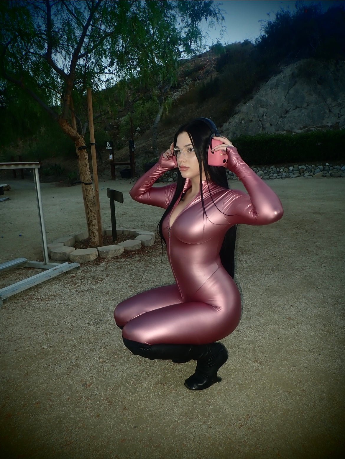 PINK TACTICAL JUMPSUIT - SWEET TALK